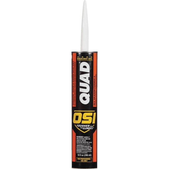 Henkel Quad Multi-Polymer Sealant - Advanced Sealant - 10.5 Oz, Gray