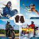 thumbnail image 5 of Guantes de invierno para hombres y mujeres, guantes cálidos para mensajes de texto con pantalla táctil con forro de punto suave térmico, puños elásticos, 5 of 5