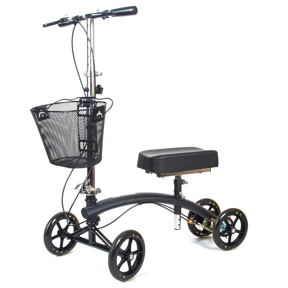 BodyMed Premium Knee Walker, for Leg and Foot Injuries, Recovery Knee Walker, Collapsible and Adjustable Knee Walker, Broken Leg Caddy, Better Alternative to Crutches