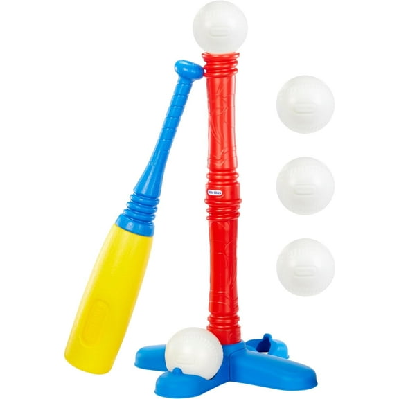 T-Ball Set, Red, 5 Balls, for Toddlers Ages 18  Months – Exclusive
