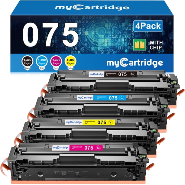 Juego de cartuchos de tóner myCartridge 075H de alto rendimiento, 4 unidades