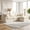Beige, variant on VENTOPYR 108" Modular Sectional Sofa, Hook-and-Loop Fixed Cushions, 5 Large Back & 2 Throw Pillows, High-Resilience Foam, Spacious Living Room Seating, Beige