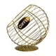 thumbnail image 3 of Soporte para cápsulas de café, soporte para cápsulas de espresso, soporte de escritorio para oficina en casa, hierro resistente Oro 20cmx20cm, 3 of 9