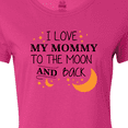 thumbnail image 4 of Inktastic I Love My Mommy to the Moon and Back Women's T-Shirt, 4 of 5