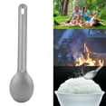 thumbnail image 4 of Lightweight WearResisting Titanium Spork Spoon Metal Cutlery Set for Outdoor Camping, 4 of 7