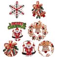 thumbnail image 5 of Gymnture christmas 4pcs Vintage Rhinestone Christmas Brooch Set for Xmas Party, 5 of 11