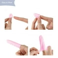 thumbnail image 3 of 100pcs Latex Finger Cots Protective Fingertips Gloves Rubber Industrial Fingerstall Sleeves, 3 of 4