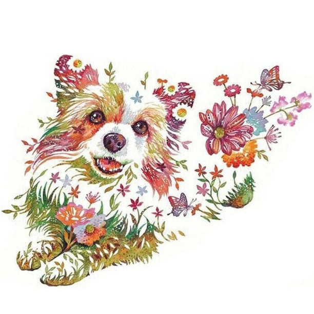 5D DIY diamante pintura animal completo redondo taladro mosaico arte imagen de diamantes de imitación FLhrweasw Nuevo