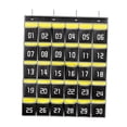 thumbnail image 5 of Wweixi Mobile Phones Securely Organized With Classroom Pocket Chart For Cellphones Organizer Easy Installation Etc Etc. Keys Gray black 30 Pockets, 5 of 5