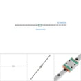 thumbnail image 3 of Keyren Linear Guide Rail, 1pc Steel High  Miniature Linear Sliding Rail Guide Block 200mm 300mm 500mm, 3 of 8