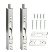 TALENO 2 Packs Door Bolt Lock Flush Bolt Latch Lock Concealed Door Security (Doors & Door Hardware)