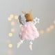 thumbnail image 5 of Christmas Pink Angel Pendant Plush Doll Christmas Tree Ornaments Party Home Decoration Car Decor Children Xmas New Year Gifts, 5 of 5
