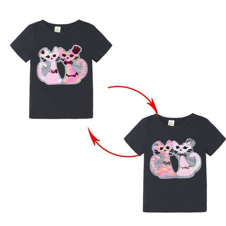 

Toddler Top T-shirt Fashion Cotton Funny Cartoon Pattern Summer Clothes