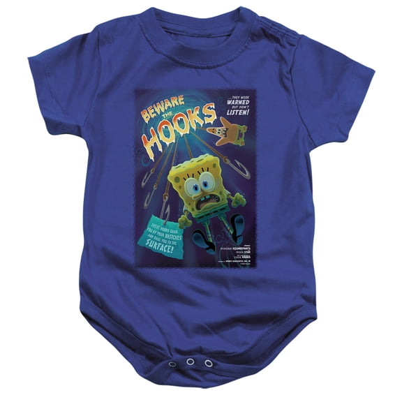 Spongebob Beware The Hooks Unisex Infant Snap Suit for Baby