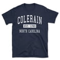 thumbnail image 1 of Colerain North Carolina Classic Established Men's Cotton T-Shirt, 1 of 1