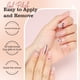thumbnail image 5 of Set de esmaltes de uñas en gel FZANEST Jelly Nude 6 colores con lámpara UV/LED, 5 of 7