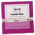 thumbnail image 4 of Soimoi 40 Pcs 10 x 10 inches Solid Quilting Fabric Bundles Precut, DIY Cotton Fabric Squares, Solid Layer Cakes Patchwork Materials for Crafts, Charm Squares for Quilts, Sewing - Fuchsia Glow, 4 of 8