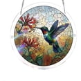thumbnail image 2 of Acrylic Jigsaw Puzzle Suncatcher-Galactic Colorful Birds, Stained Glass Window Hanging, Home Decor Creative Mom Gifts, Birthday Gifts for Women,Wife, Sisters, Aunt, Besties 7.4in, 2 of 7