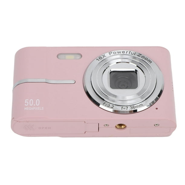 Cámara Digital, Cámara De Bolsillo De Enfoque Automático FHD 1080p Con Zoom 16x, Pantalla De 2.4" Para Viajes, Eventos, Fotografía