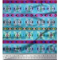 thumbnail image 1 of Soimoi Cotton Voile Fabric Ikat Southwestern Printed Fabric 1 Yard 56 Inch Wide, 1 of 1