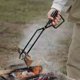 thumbnail image 2 of Pinzas para carbón de exterior, pinzas para barbacoa, pinzas para chimenea con mango de madera, 2 of 6