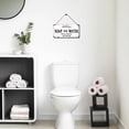 thumbnail image 3 of 6x12 IN Bathroom Sign Hanging Wall Art,Vintage Bathroom Décor,Wooden Plaques Home Décor Sign,Funny Farmhouse Bathroom Wood Sign for Bathroom Toilet Decor,New House Warming Gifts, 3 of 6