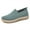 Green, variant on LASUDRAA Womens Casual Shoes Comfortable Breathable Slip-On Walking Shoes