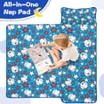 thumbnail image 4 of Blue Stars and Baseballs Pattern Toddler Nap Mats for Kids Preschool,Sleeping Mat Bag or Kids,Toddler Sleeping Bag,Toddler Nap Mat or Daycare, 4 of 6