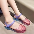 thumbnail image 6 of JAJAHO Jelly Sandals For Girls Open Toe Princess Summer Dress Shoes Fisherman Water Beach Flat Sandals For Kids Toddler Trendy Shoes, 6 of 7