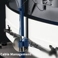 thumbnail image 2 of VIVO Telescoping Quad Ultra Wide 27" to 38" Monitor Heavy Duty Desk Mount Stand, 2 of 8