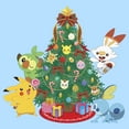 thumbnail image 2 of Men's Pokemon Christmas Tree Friends  Graphic Tee Light Blue X Large, 2 of 4