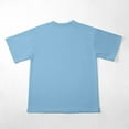 thumbnail image 4 of Summer Tops Toddler Kids Boys Summer Solid Short Sleeve Casual T Shirt Gentleman Tops Holiday Shirts Boys T Shirts Light Blue 13 Years-14 Years, 4 of 6