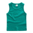 thumbnail image 2 of WOLLED Kids Boys Girls Sleeveless Tee Shirt Summer Casual T-Shirts Baby Toddler Solid Color Cotton Tank Shirts Tops 1-12T, 2 of 8