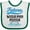 White and Green, variant on Inktastic Future Water Polo Player Boys Baby Bib