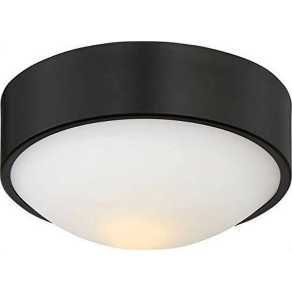 Nuvo 62-773 - Perk - 9" LED Flush with White Glass