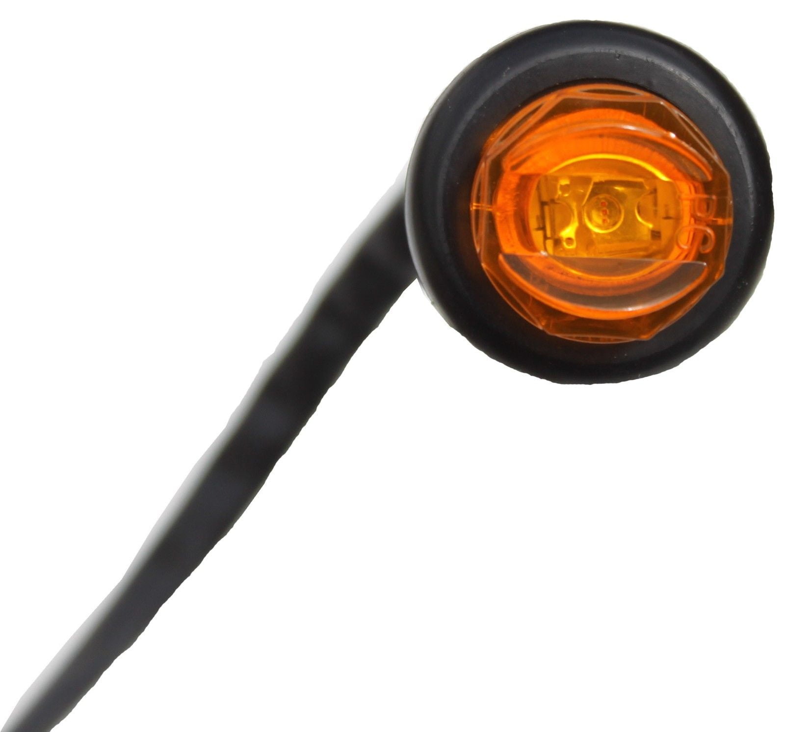 Meerkatt 3/4 Inch Miniature Round Smoked Lens Amber LED Bullet Side Marker Clearance Lamp SMD Indicator Light Waterproof Jeep Bus Ferry Boat Caravan Truck Trailer Pickup Grommets 12V DC Pack of 10 Meerkatt 3/4 Inch Miniature Round Smoked Lens Amber LED Bullet Side Marker Clearance Lamp SMD Indicator Light Waterproof Jeep Bus Ferry Boat Caravan Truck Trailer Pickup Grommets 12V DC Pack of 10