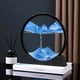 thumbnail image 4 of Imagen de Arte de arena móvil 3D, cristal redondo, reloj de arena de aguas profundas, artesanía de arena movediza, pintura de arena fluida, regalo de decoración del hogar de oficina, 4 of 5