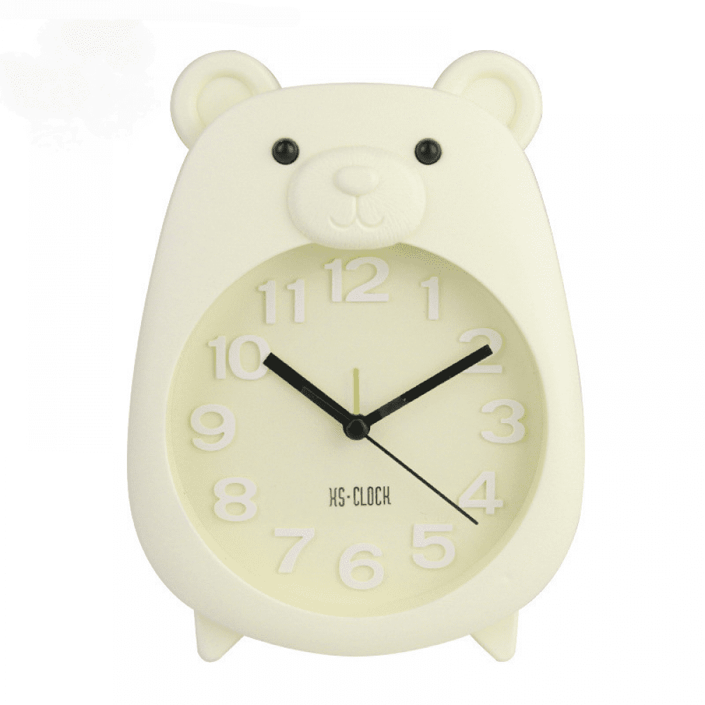 JUSTUP Alarm Clocks For Bedrooms, Cartoon Alarm Clock Little Bear Alarm