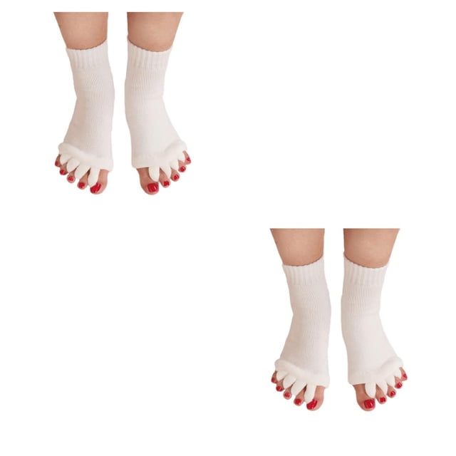 Yuarrent Calcetines de cinco dedos para corregir la postura, Corrector de juanete para evitar infecciones cruzadas Type6 NO6 Yuarrent CBP096066