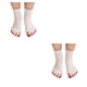 thumbnail image 3 of Greeniant 1 Pair 5 Toe Socks Overlapping Color Comfortable Breathable Dressing Solid Separation Relaxing Hosiery blanco 2piezas Greeniant CBP096066, 3 of 5