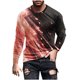 thumbnail image 1 of Blusas y camisas de manga larga y cuello redondo para hombre, camisetas casuales con estampado de moda y cuello redondo, blusas de licra de manga corta para hombre., 1 of 4