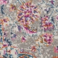 thumbnail image 5 of Nourison Passion Grey/Multicolor 4' x Round Area Rug, Traditional, Persian, Bed Room, Living Room, Dining Room, Kitchen, , Easy Cleaning, Non Shedding (4' Round), 5 of 10