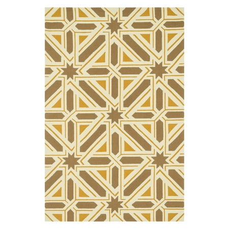 UPC 885369196478 product image for Dann Foley Palm Springs Taupe/Gold Indoor/Outdoor Area Rug | upcitemdb.com