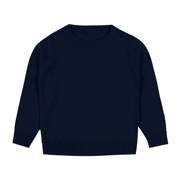 Knitted Sweater Navy Blue Uniform Sweater Knit Sweater Old Navy