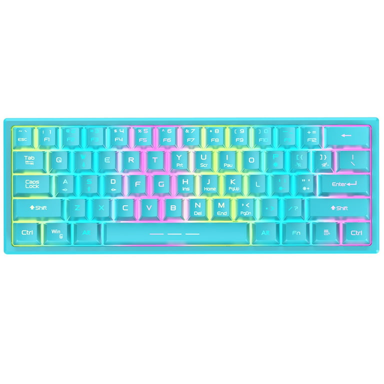 Clavier 61-key Rainbow Backlit Wireless Gaming Keyboard And Mouse  Combination, Rechargeable 3800 MA, Mechanical Feel, Ergonomics The 4 -  Laundry Day Stuff 