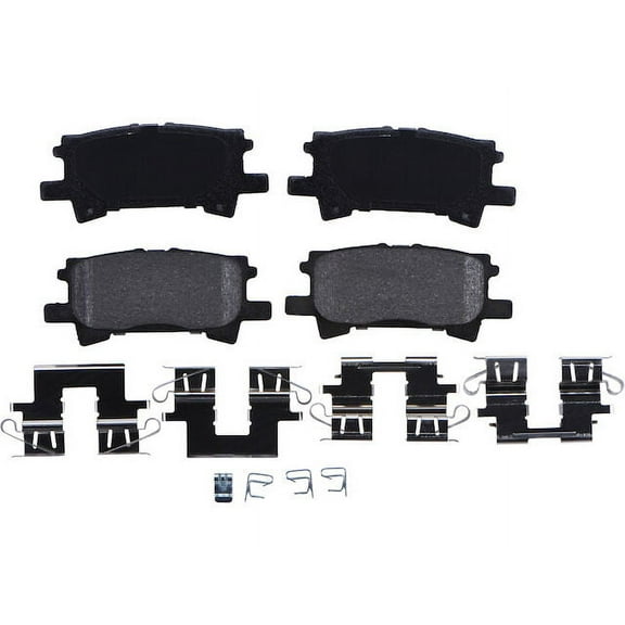 Rear Brake Pad Set - Compatible with 2004 - 2007 Toyota Highlander GAS 2005 2006