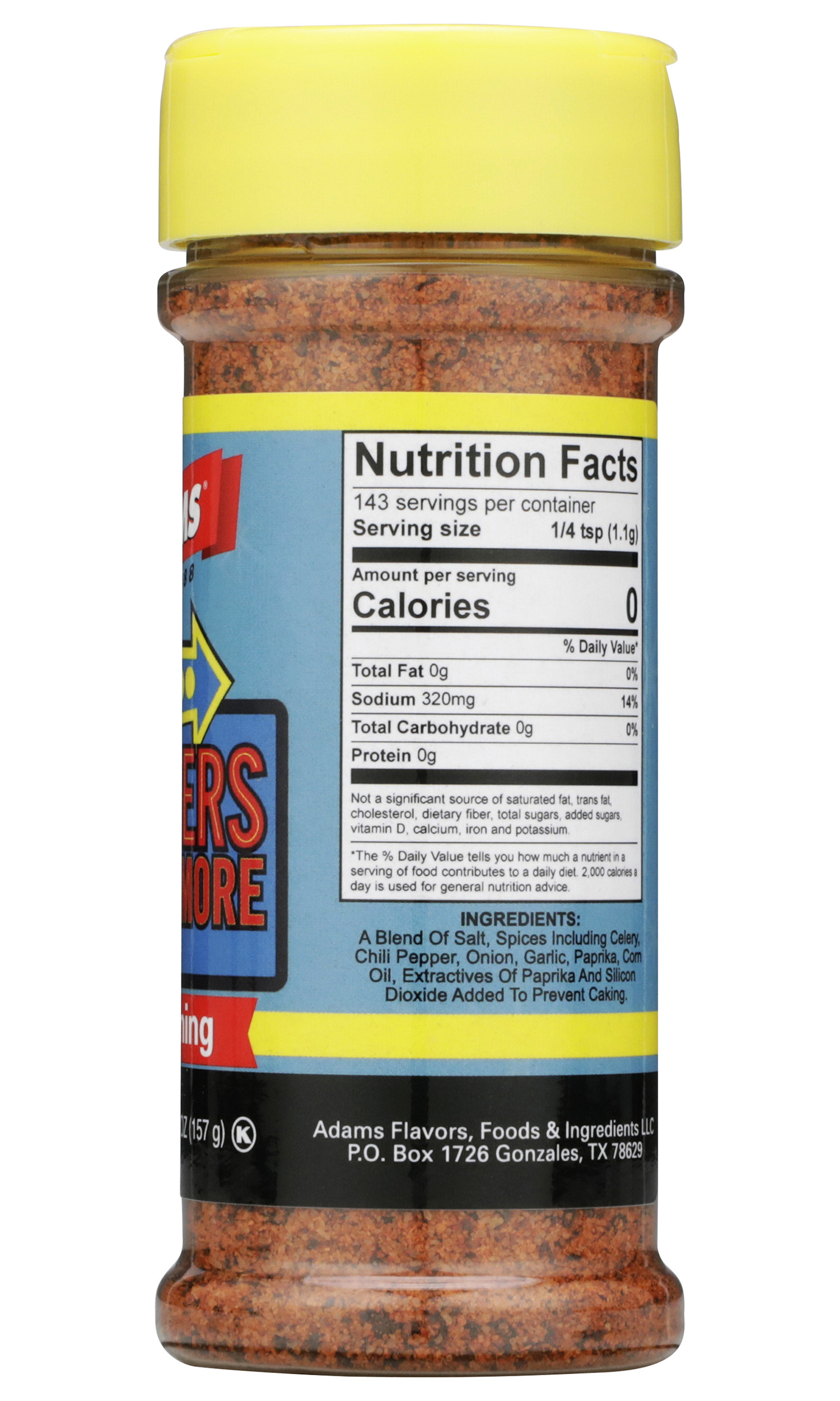 (3 pack) Adams Burgers, Fries & More Multi-Seasoning, 5.54 oz