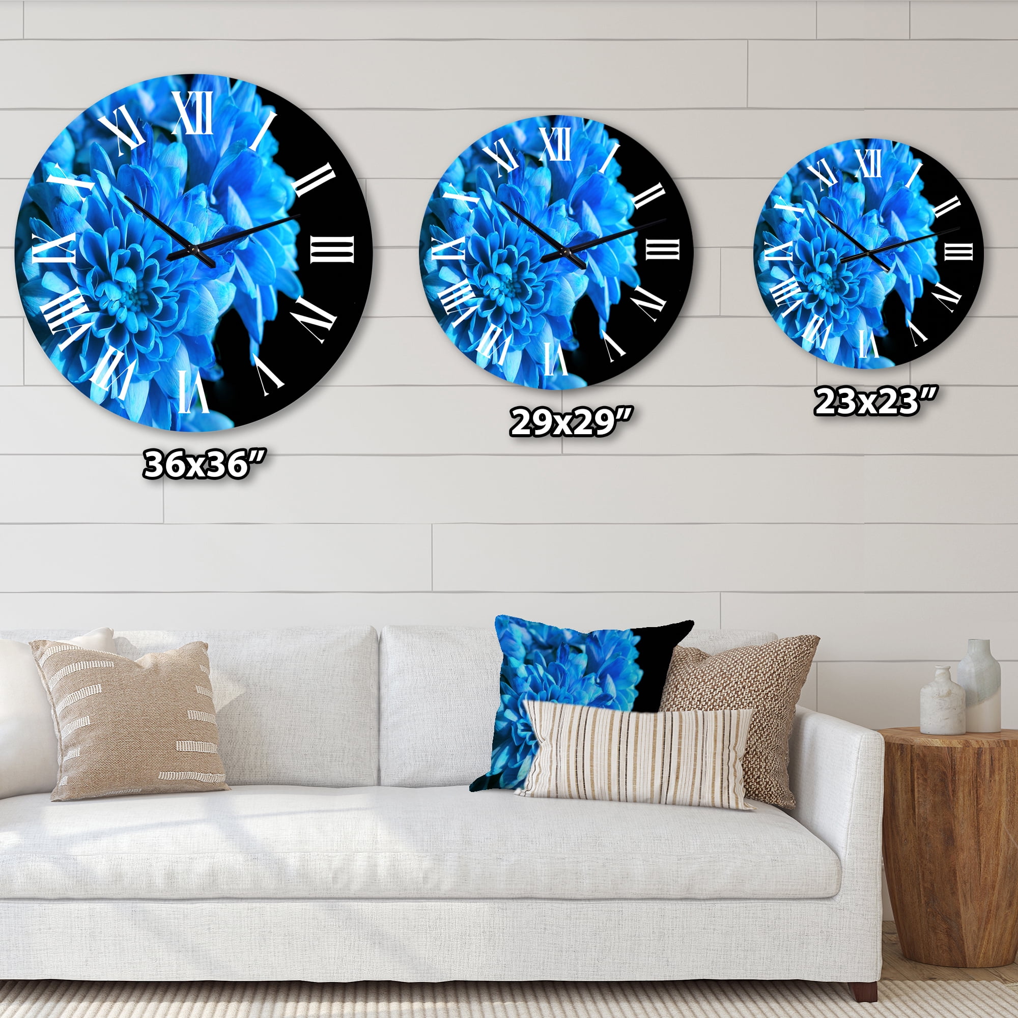 Designart 1 in Quartz Traditional Wall Clock