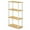 Beige and White, variant on Furinno Turn-S-Tube 23.6â€ W x 11.4 D x 43.25 H 4-Shelf Decorative Shelves, Black
