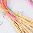 thumbnail image 3 of Miangastore 18PCS Circular Knitting Needles Tube 40cm Bamboo Sweater Needles DIY Knitting Tools Accessories, 3 of 8